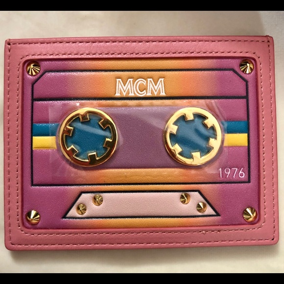 mcm cassette wallet